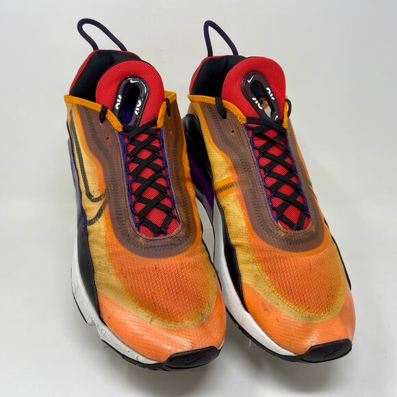 Nike Air Max 2090 Run Shoes BV9977-800 Mens Sz 13 Orange Black L.7. main image 11